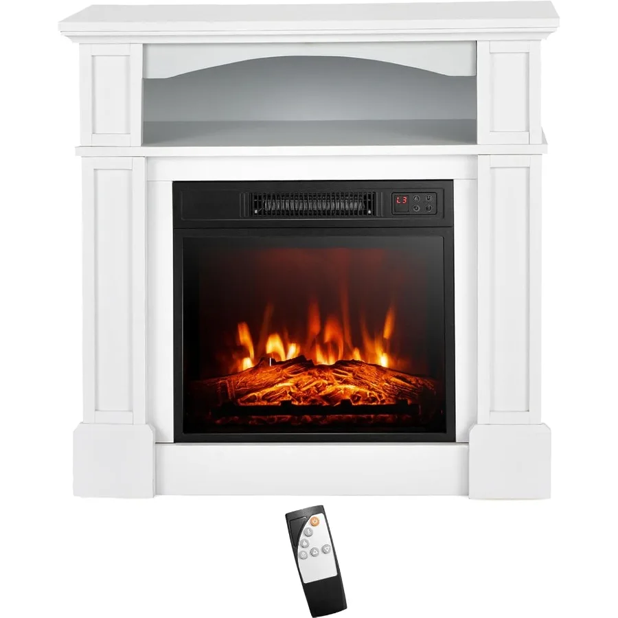 32 Электрический камин с каминкой для гостиной, 1400 Вт, отдельно стоящий обогреватель с дистанционным управлением, регулируемая яркость пламени, 6 часов
32 Электрический камин с каминкой для гостиной, 1400 Вт, отдельно стоящий обогреватель с дистанционным управлением, регулируемая яркость пламени, 6 часов