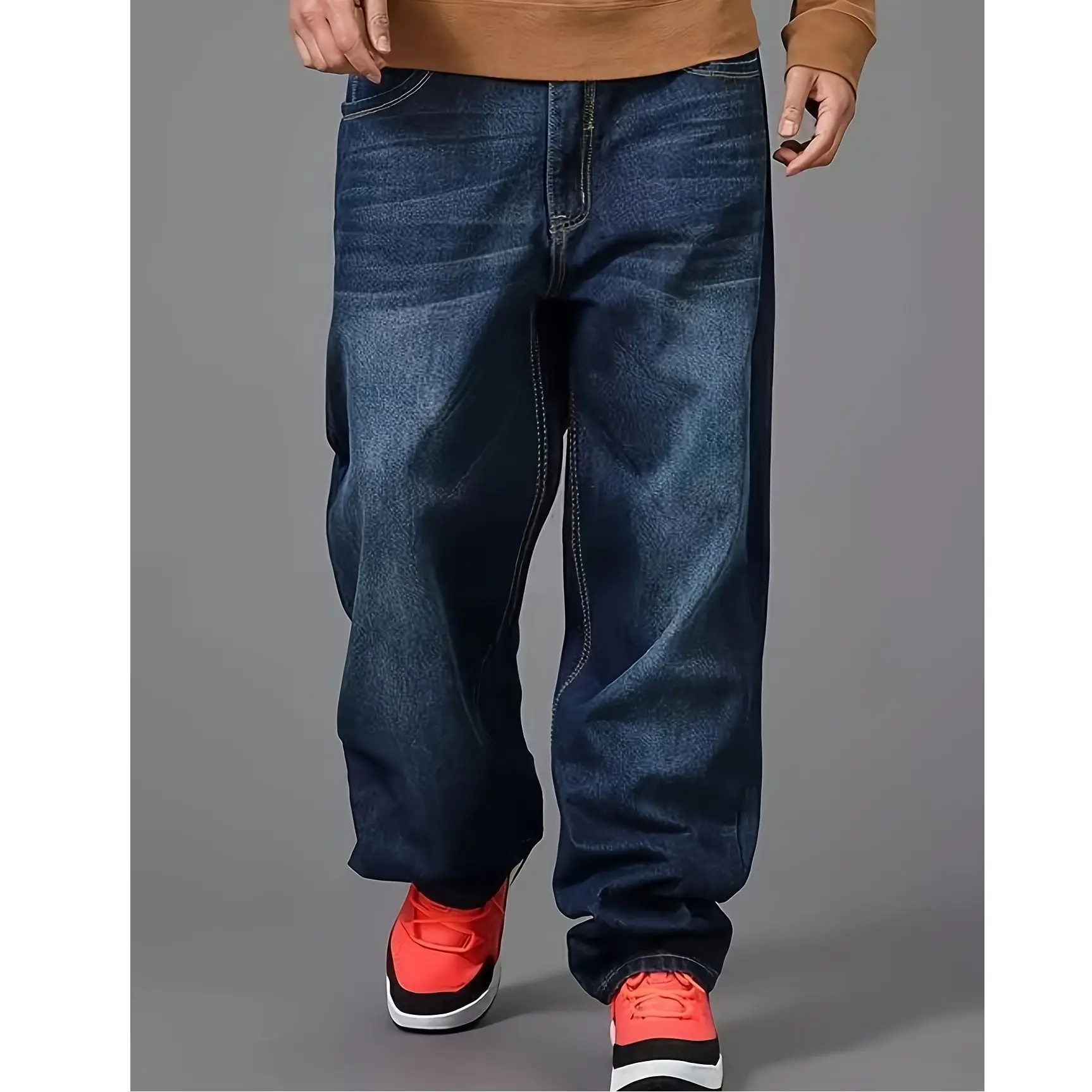 Мужские джинсы оверсайз, свободный крой, уличный хип-хоп, уличные танцы, брюки для скейтборда, модные микроэластичные широкие брюки
Мужские джинсы оверсайз, свободный крой, уличный хип-хоп, уличные танцы, брюки для скейтборда, модные микроэластичные широкие брюки