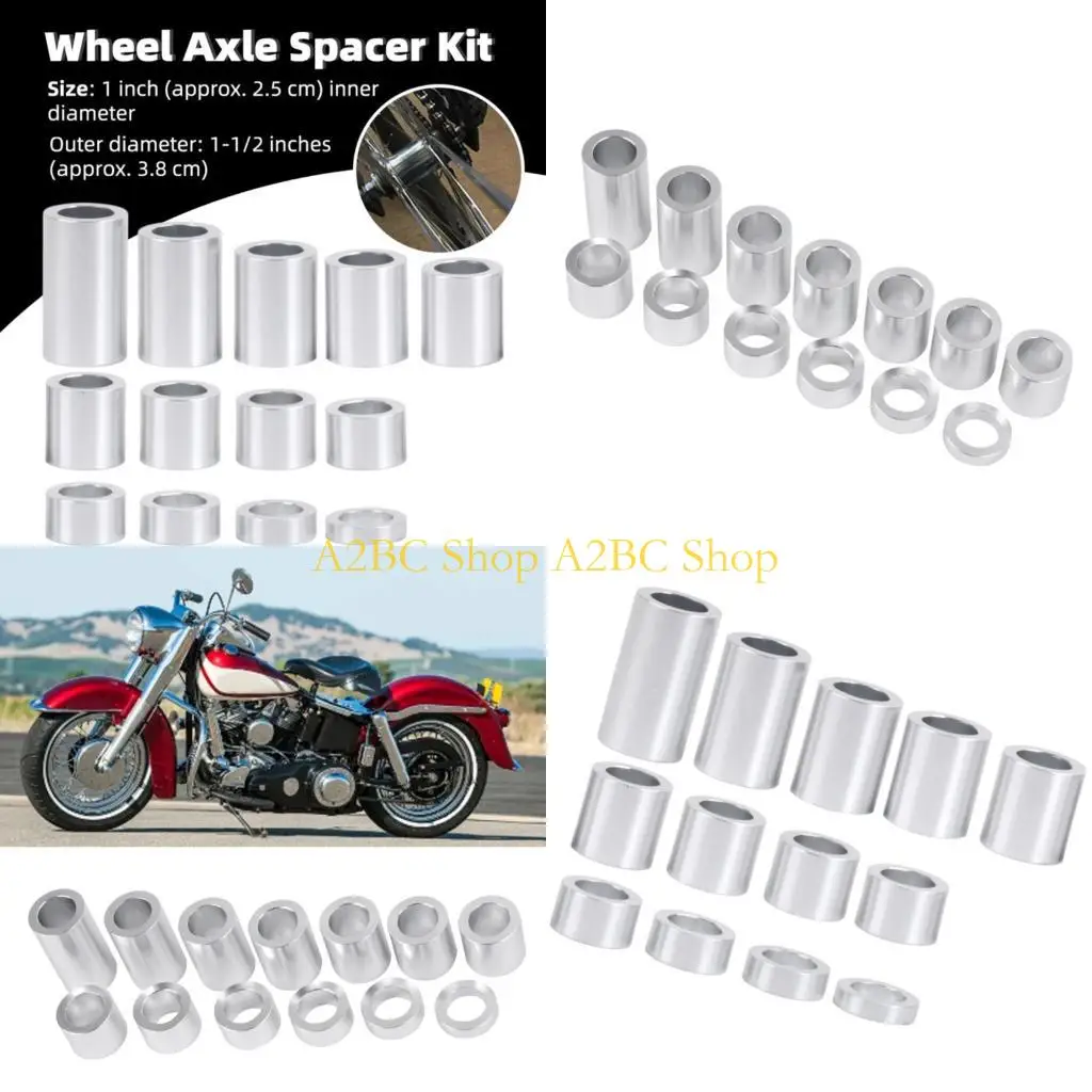 A2BC Motorbike Accessories for 2008-2024 Wheel Axles Spacer Easy Install Aluminum Wheel Axles Spacers 1/2in OD 1-1/2in
A2BC Motorbike Accessories for 2008-2024 Wheel Axles Spacer Easy Install Aluminum Wheel Axles Spacers 1/2in OD 1-1/2in