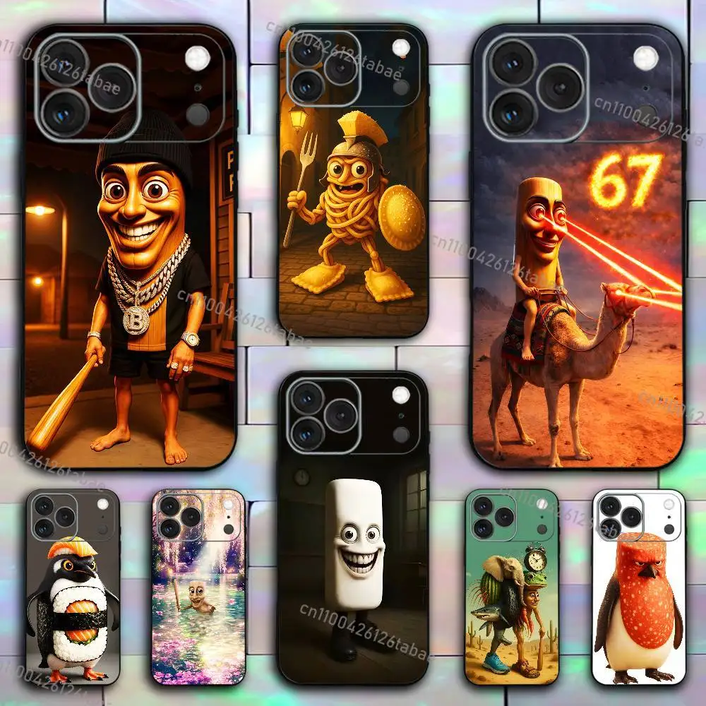 Italian Brainrot Animals For iPhone 17,16,15,14,13,12,11,Pro,X,XS,Max,XR,Plus,Mini Soft Silicone Phone Case Black Shockproof
Italian Brainrot Animals For iPhone 17,16,15,14,13,12,11,Pro,X,XS,Max,XR,Plus,Mini Soft Silicone Phone Case Black Shockproof