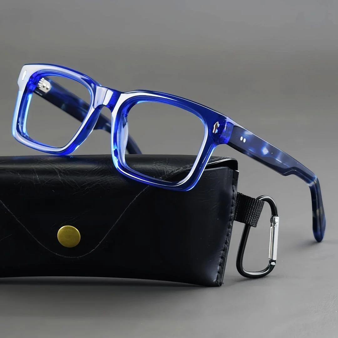 BETSION High-Quality Trendy Thick Square Acetate Full Rim Eyewear Frame for Men Women Compatible with Prescription Lenses
BETSION High-Quality Trendy Thick Square Acetate Full Rim Eyewear Frame for Men Women Compatible with Prescription Lenses