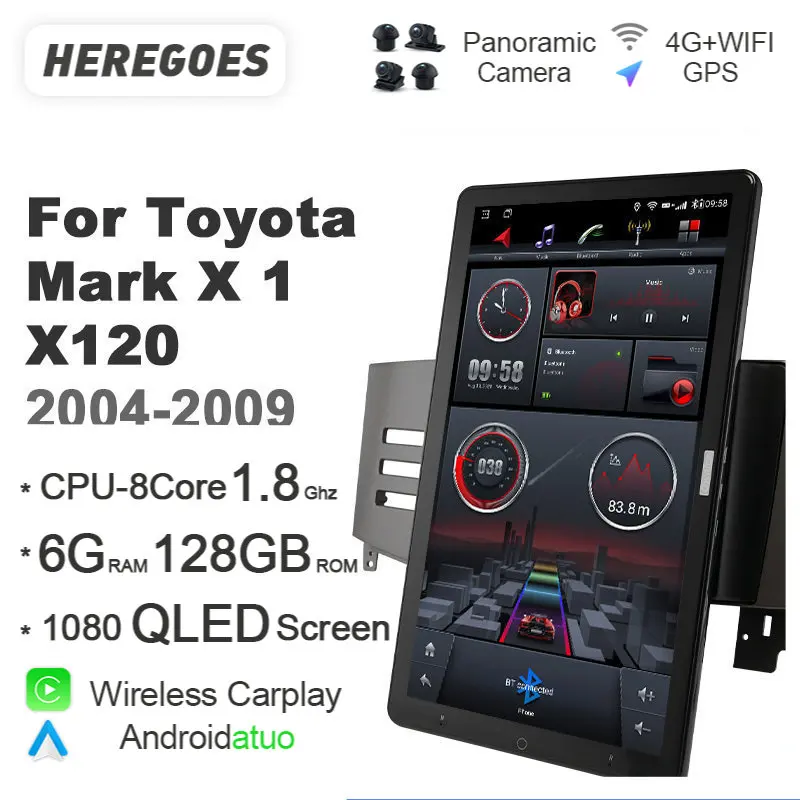 7862 TS10 Авто Android 10 автомобильный проигрыватель с радио и GPS Carplay Авторадио Навигация 6G + 128G Bluetooth для Toyota REIZ Mark X 2005-2009
7862 TS10 Авто Android 10 автомобильный проигрыватель с радио и GPS Carplay Авторадио Навигация 6G + 128G Bluetooth для Toyota REIZ Mark X 2005-2009