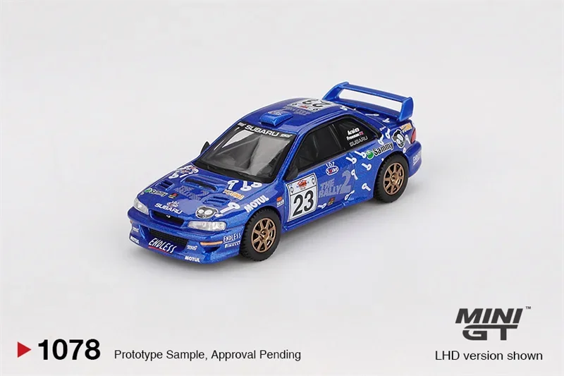 *Предпродажа* MINI GT 1:64 Impreza WRC99 # Литая под давлением модель автомобиля Rally Acropolis 23, 2000,
*Предпродажа* MINI GT 1:64 Impreza WRC99 # Литая под давлением модель автомобиля Rally Acropolis 23, 2000,