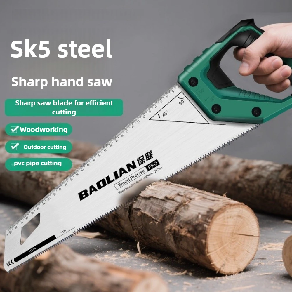 Industrial Woodworking Hand Saw Heavy Duty Fast Cutting Tree Saw Sharp and Portable Garden Tool
Industrial Woodworking Hand Saw Heavy Duty Fast Cutting Tree Saw Sharp and Portable Garden Tool