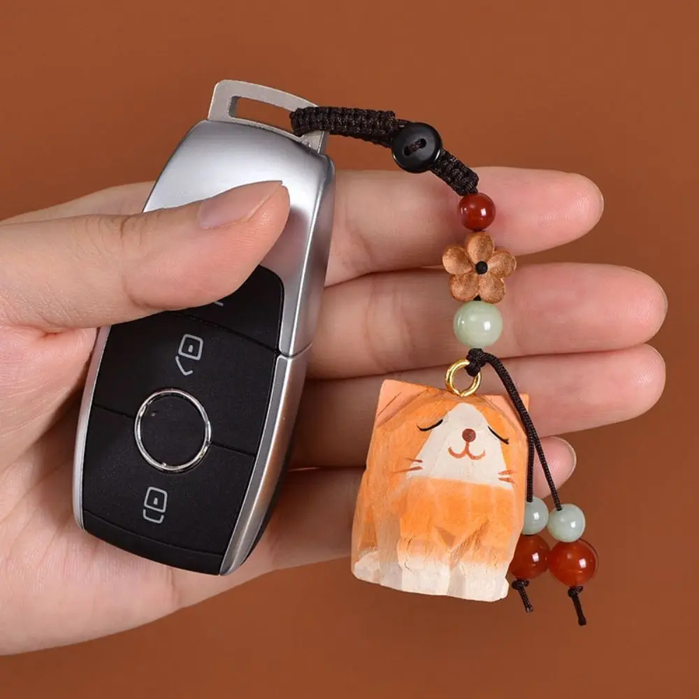 Cute Flower Wooden Carved Cat Keychain Siberian Husky Beads Car Keyring Bag Hanging Cartoon Animal Corgi Dog Dolls Girl/Boy
Cute Flower Wooden Carved Cat Keychain Siberian Husky Beads Car Keyring Bag Hanging Cartoon Animal Corgi Dog Dolls Girl/Boy