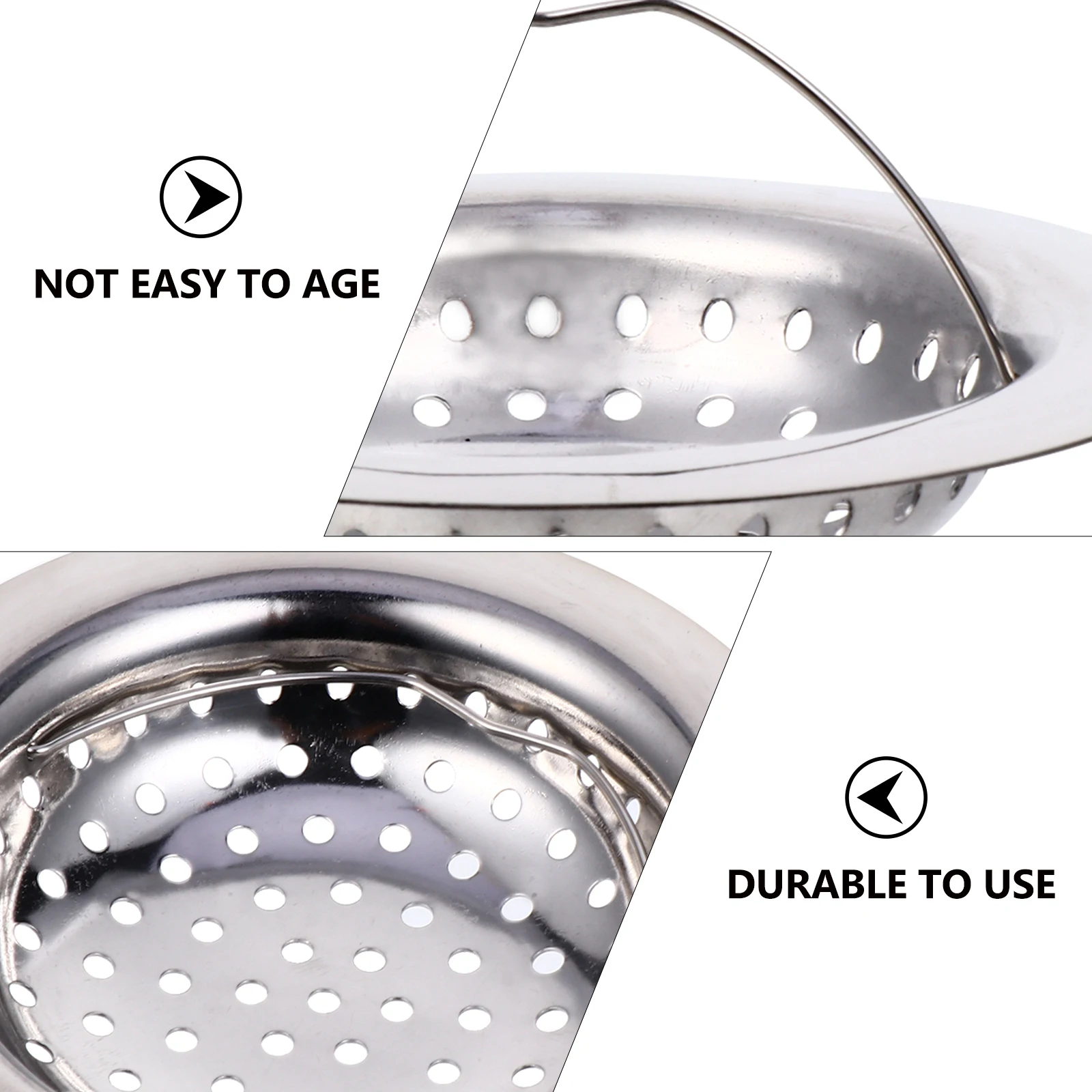 3 Pcs Steel Sink Kitchen Sink Strainer Strainer Drain Basket Durable Kitchen Bathtub Food Waste Catcher Hair Filter
3 Pcs Steel Sink Kitchen Sink Strainer Strainer Drain Basket Durable Kitchen Bathtub Food Waste Catcher Hair Filter