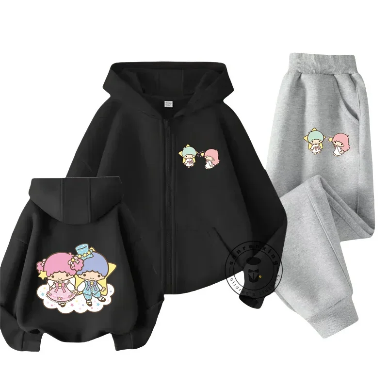 GameLittleTwinStars Kids Zipper Hoodie Set Cartoon Print Autumn/Winter Long-sleeved Sweatshirt for Boy and Girl Harajuku Cute
GameLittleTwinStars Kids Zipper Hoodie Set Cartoon Print Autumn/Winter Long-sleeved Sweatshirt for Boy and Girl Harajuku Cute
