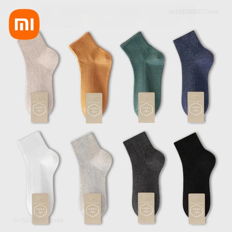 Носки мужские из чистого хлопка Xiaomi 5 пар/партия, дышащие, потопоглощающие, повседневные Мягкие, однотонные, летние
Носки мужские из чистого хлопка Xiaomi 5 пар/партия, дышащие, потопоглощающие, повседневные Мягкие, однотонные, летние