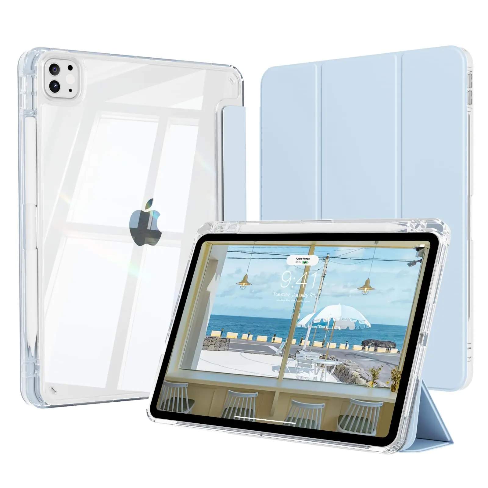 For iPad Air 13 & iPad Pro 12.9 Case, for iPad Pro 12.9 (6th, 5th, 4th, 3rd gen) & Air 13 M4/M3/M2 Magnetic Flip Smart Cover
For iPad Air 13 & iPad Pro 12.9 Case, for iPad Pro 12.9 (6th, 5th, 4th, 3rd gen) & Air 13 M4/M3/M2 Magnetic Flip Smart Cover