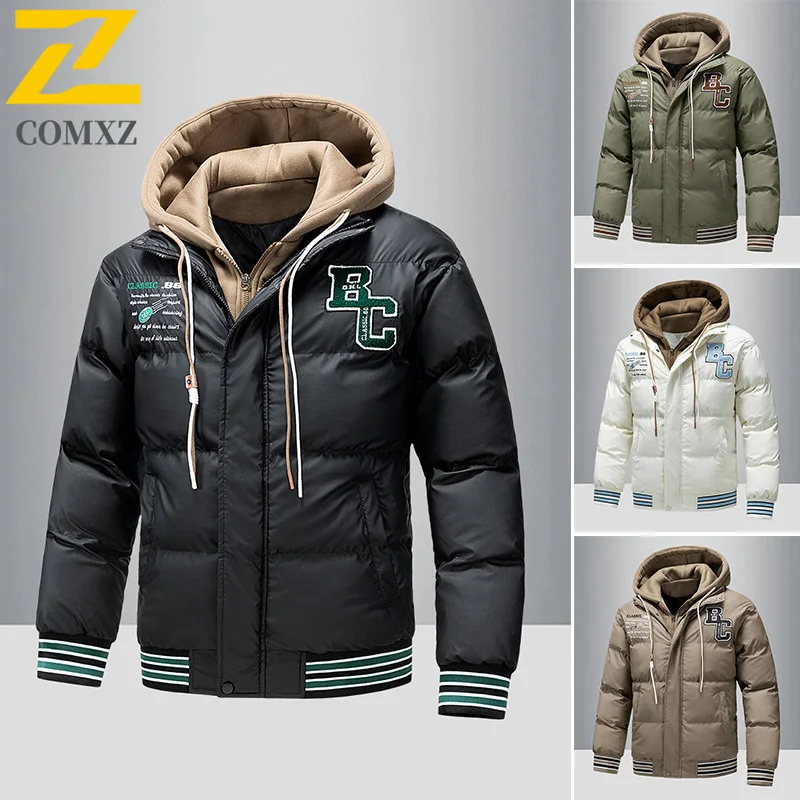 Men's Parka Coat 2025 Warm Windproof Hooded Letter Print Hiking Travel Padded Jacket Winter Cold Proof Ski Cotton-Padded Jacket
Men's Parka Coat 2025 Warm Windproof Hooded Letter Print Hiking Travel Padded Jacket Winter Cold Proof Ski Cotton-Padded Jacket