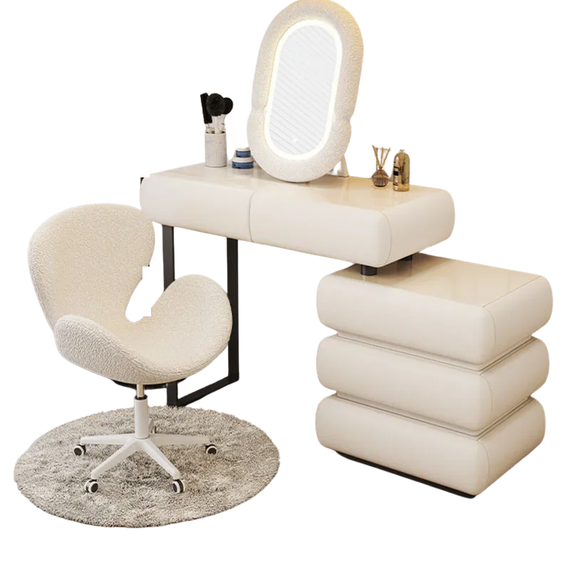 Beauty Dressers Korean Big Modern Luxury Next Bed Pink White Long Mirror Salon Dressing Table Decor Tocador Bedroom Furniture
Beauty Dressers Korean Big Modern Luxury Next Bed Pink White Long Mirror Salon Dressing Table Decor Tocador Bedroom Furniture