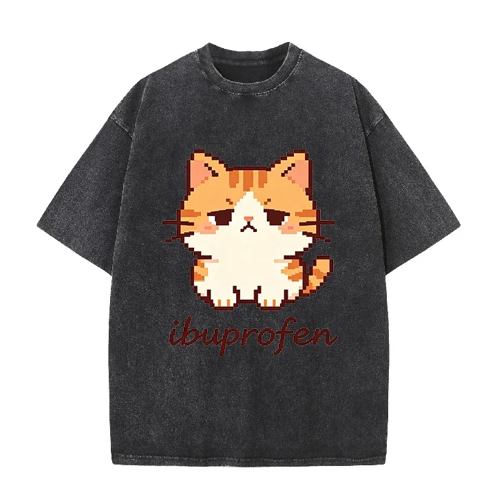 Vintage Ibuprofen Cat Meme Graphic T-shirt 2026 Funny Humor Print Tee Oversized Casual Streetwear Men Women Short Sleeve Tops
Vintage Ibuprofen Cat Meme Graphic T-shirt 2026 Funny Humor Print Tee Oversized Casual Streetwear Men Women Short Sleeve Tops