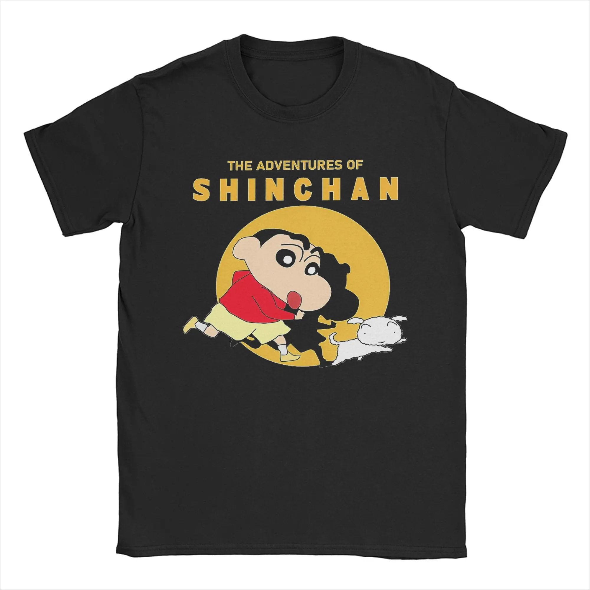 Crayons Shin-chans Cute Anime T Shirts Men Women's Pure Cotton Vintage T-Shirts Crewneck Short Sleeve Clothing Plus Size
Crayons Shin-chans Cute Anime T Shirts Men Women's Pure Cotton Vintage T-Shirts Crewneck Short Sleeve Clothing Plus Size