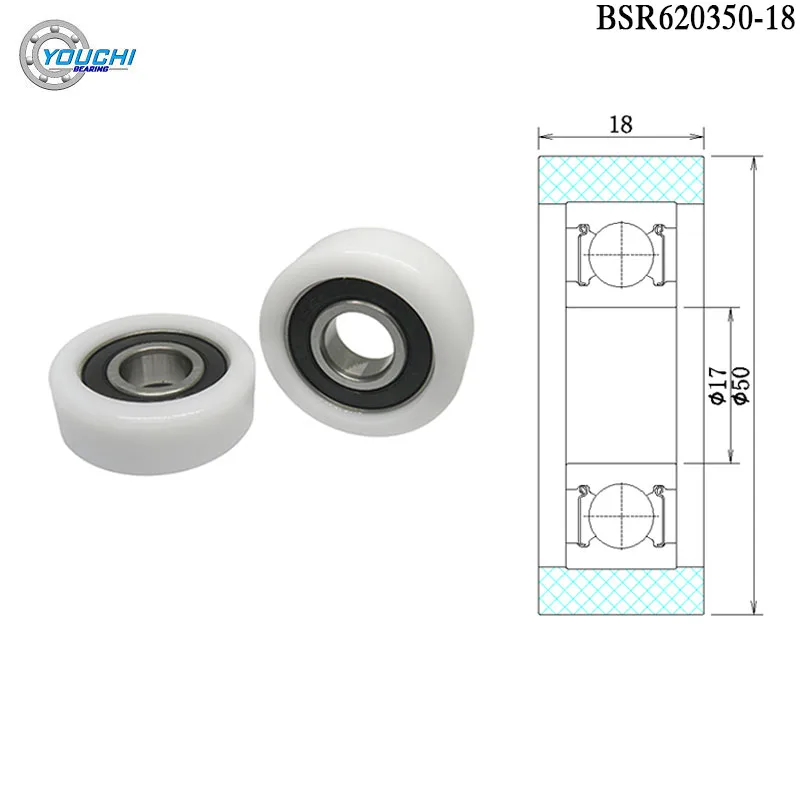 1pcs Plastic Bearing 17x50x18 POM Coated Roller BS620350-18 OD 50mm Nylon Flat Guide Pulley 17*50*18 Heavy Door Window Wheel
1pcs Plastic Bearing 17x50x18 POM Coated Roller BS620350-18 OD 50mm Nylon Flat Guide Pulley 17*50*18 Heavy Door Window Wheel