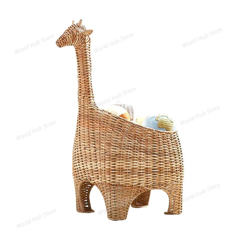 Handwoven Rattan Giraffe Storage Basket Creative Kids Toy Organizer for Bedroom Multifunctional Snack Bin Home Sundries Basket
Handwoven Rattan Giraffe Storage Basket Creative Kids Toy Organizer for Bedroom Multifunctional Snack Bin Home Sundries Basket