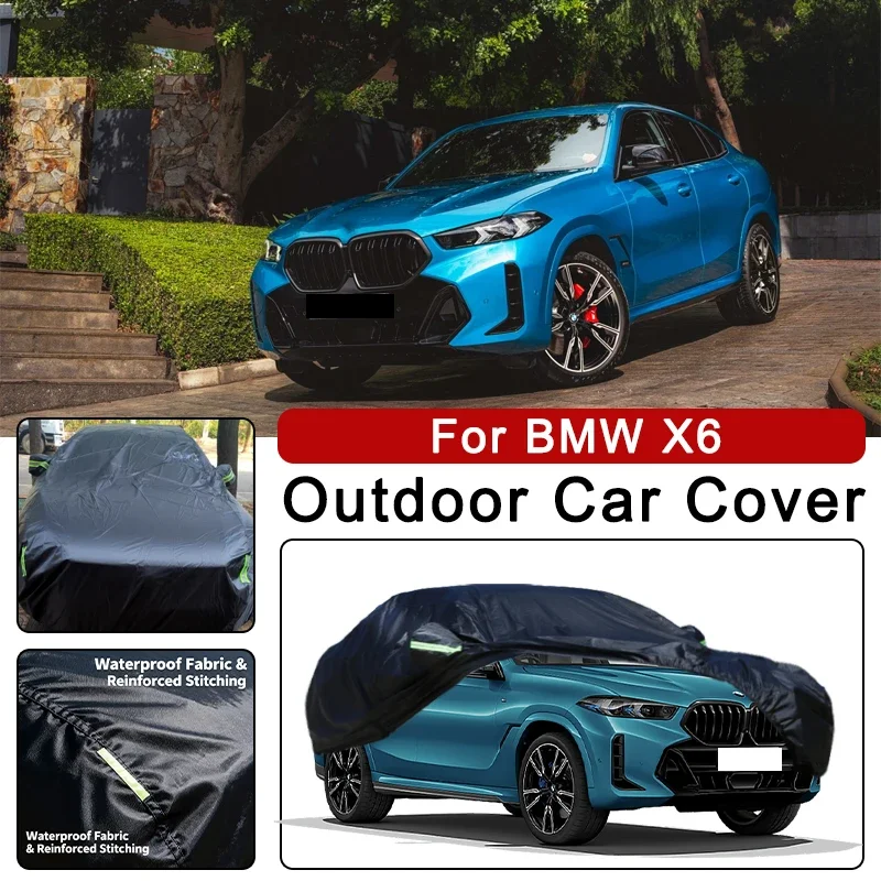 Outdoor Car Cover Waterproof Dustproof UV Sun Protection, Full Car Protector Exterior Accessories For BMW X6 E71 E72 F16 G06
Outdoor Car Cover Waterproof Dustproof UV Sun Protection, Full Car Protector Exterior Accessories For BMW X6 E71 E72 F16 G06