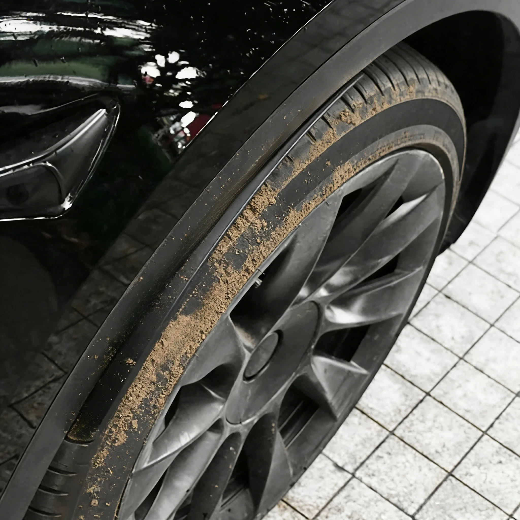 Комплект из 4-х передних и задних брызговиков (фартуков) из АБС-пластика для Tesla Model Y 2021 года
Комплект из 4-х передних и задних брызговиков (фартуков) из АБС-пластика для Tesla Model Y 2021 года