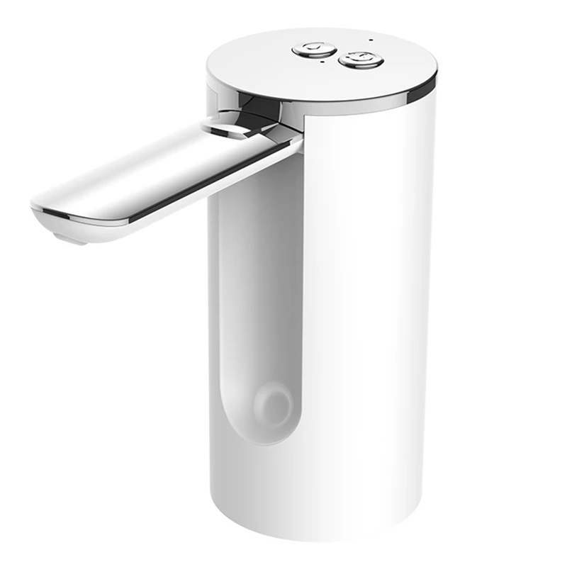 Электрический водяной насос для бутылок, USB-зарядка, питьевой диспенсер с низким уровнем шума, Маленький насос, приспособление, серебристо-белый
Электрический водяной насос для бутылок, USB-зарядка, питьевой диспенсер с низким уровнем шума, Маленький насос, приспособление, серебристо-белый