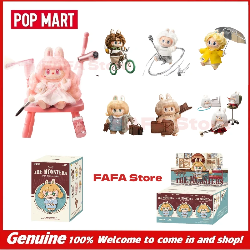Genuine Pop Mart Labubu The Monsters Hair Salon Series Blind Boxes Mystery Boxes Hippers Cute Stuff Surprise Box Soft Toy Gifts
Genuine Pop Mart Labubu The Monsters Hair Salon Series Blind Boxes Mystery Boxes Hippers Cute Stuff Surprise Box Soft Toy Gifts