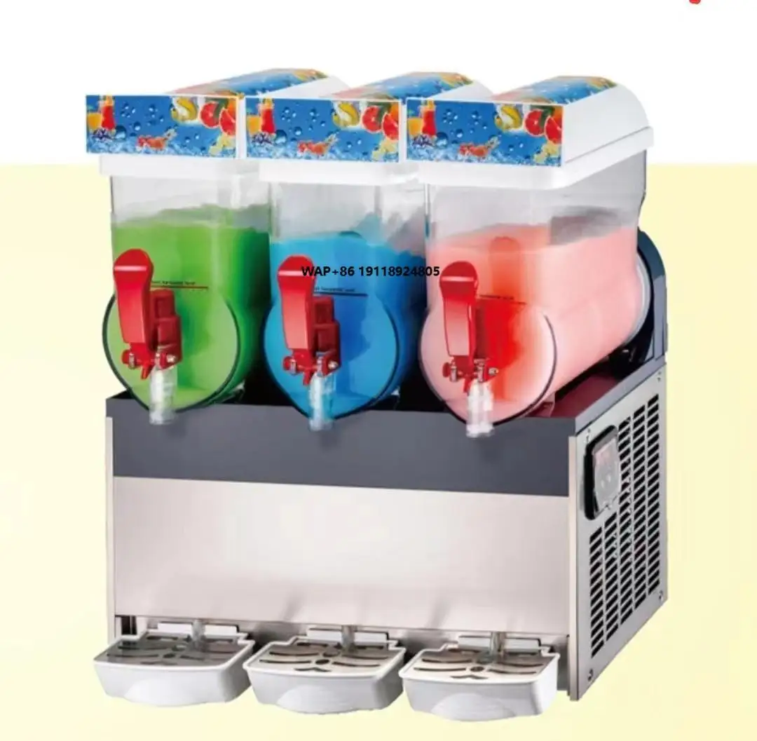 Professional 15L*3 Ice Slush Machine Embarco Compressor Commercial Highly Configured Snow Thawing Machine
Professional 15L*3 Ice Slush Machine Embarco Compressor Commercial Highly Configured Snow Thawing Machine