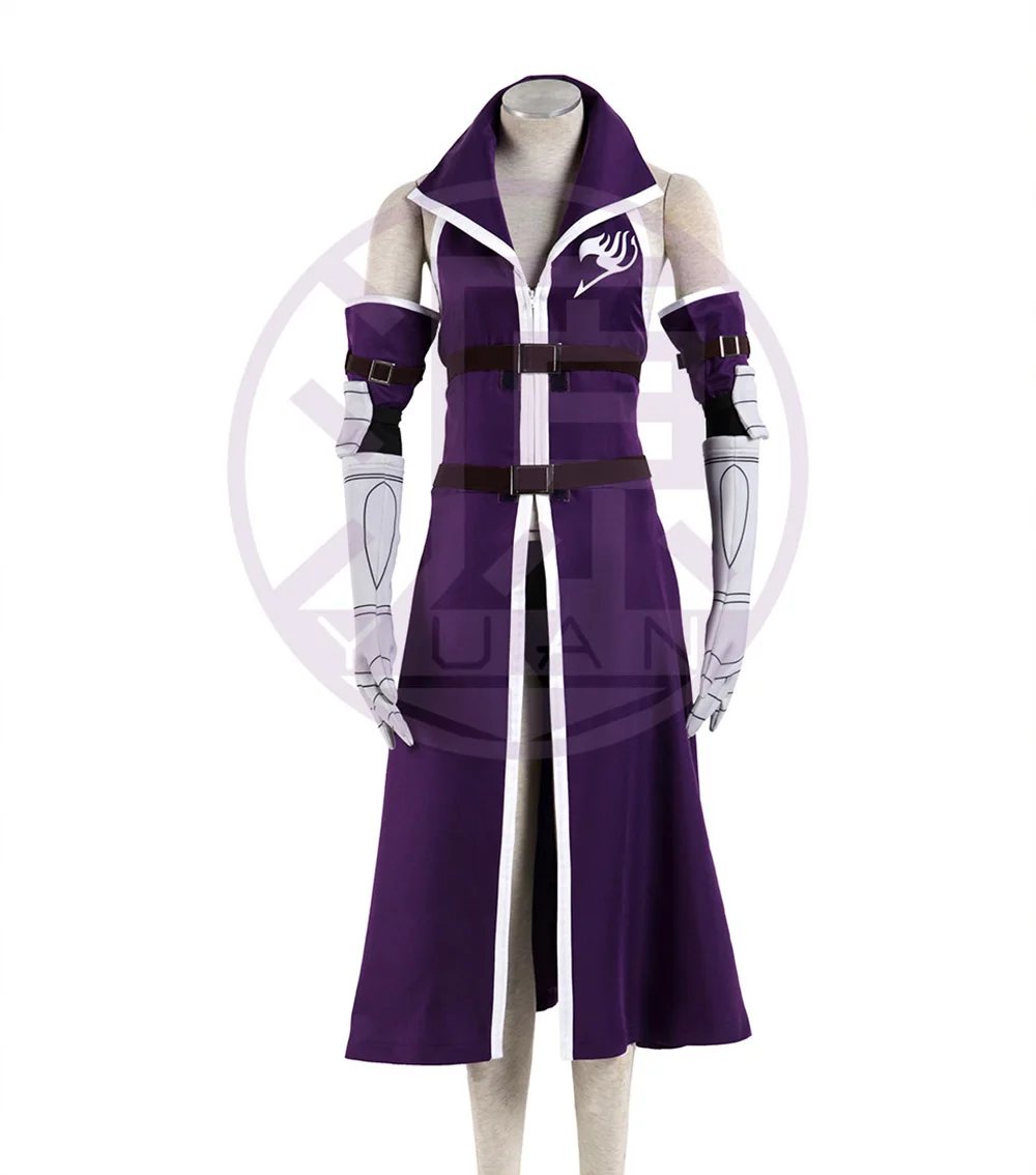 Anime FAIRY TAIL Erza Scarlet 3th Generation Cosplay Costumes Women Purple Long Coat Sleeve Cover Halloween Carnival Party Suit
Anime FAIRY TAIL Erza Scarlet 3th Generation Cosplay Costumes Women Purple Long Coat Sleeve Cover Halloween Carnival Party Suit