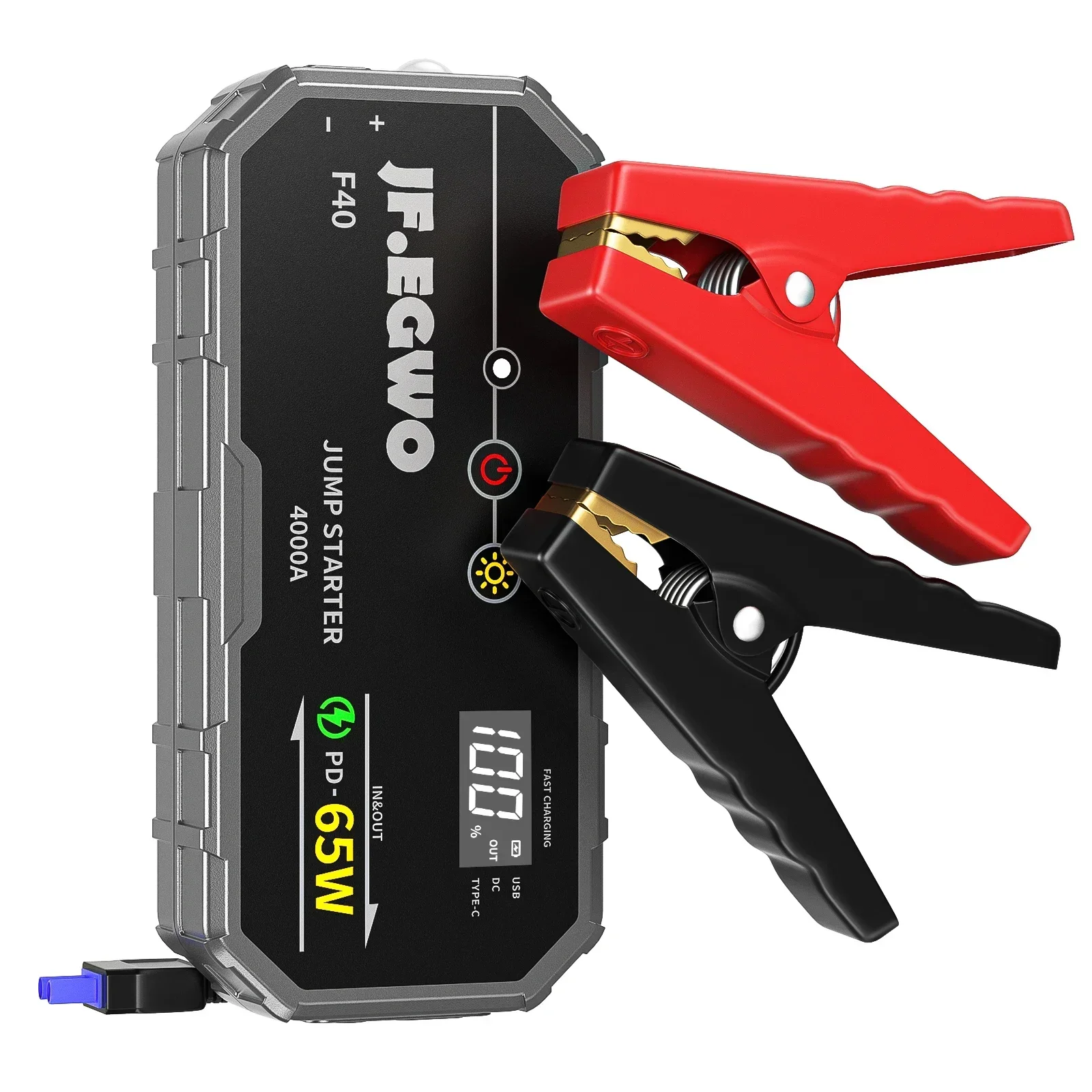 cross-border charger starting device emergency tool portable battery booster with 12v car jump starter LCD screen
cross-border charger starting device emergency tool portable battery booster with 12v car jump starter LCD screen