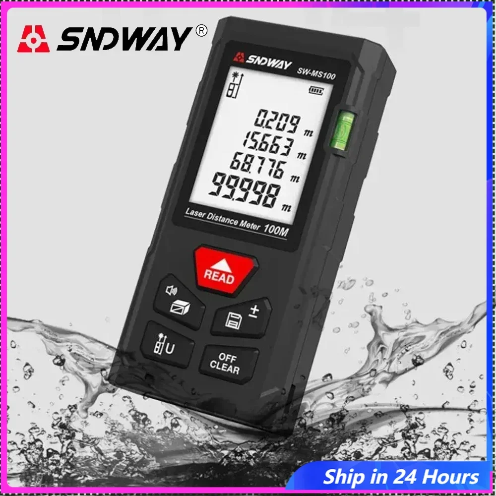 TRENA Professional Laser Distance Meter Digital Tape Measure Rangefinder - SW 50M 70M 100M Measurement Tool
TRENA Professional Laser Distance Meter Digital Tape Measure Rangefinder - SW 50M 70M 100M Measurement Tool
