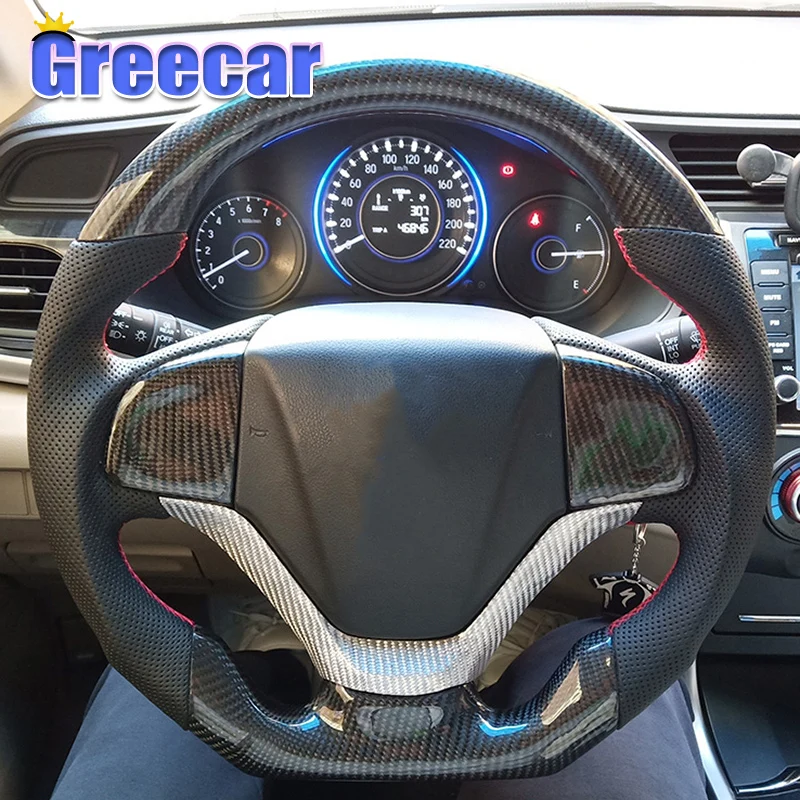 Customized Carbon Fiber Steering Wheel With Leather Replacement Racing Sport Style For Honda CRV CR-V 2012 2013 2014 2015 2016
Customized Carbon Fiber Steering Wheel With Leather Replacement Racing Sport Style For Honda CRV CR-V 2012 2013 2014 2015 2016