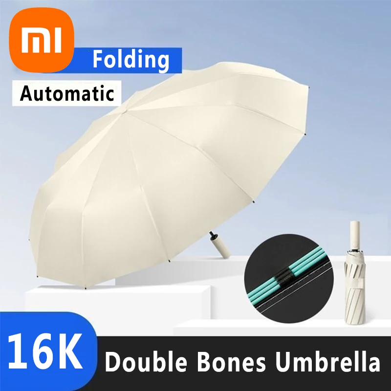 Xiaomi 16k двойные кости большой зонт ветрозащитные зонты автоматический тройной складной прочный роскошный солнцезащитный зонт от дождя бизнес
Xiaomi 16k двойные кости большой зонт ветрозащитные зонты автоматический тройной складной прочный роскошный солнцезащитный зонт от дождя бизнес
