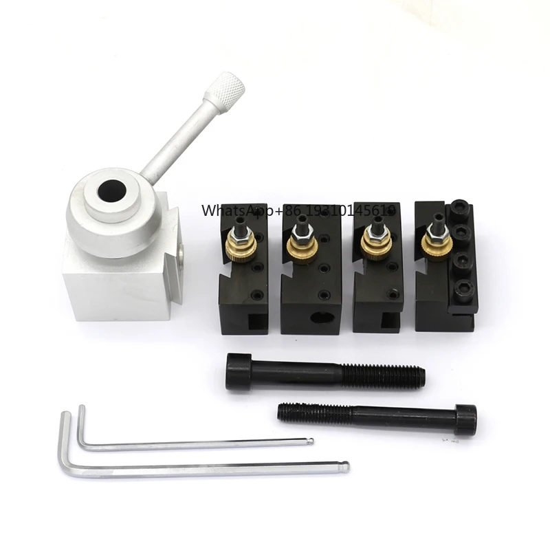 Quick Change Tool Post for Mini Lathe, Aluminum Alloy Lathe Tool Rest Set, Lathe Accessory
Quick Change Tool Post for Mini Lathe, Aluminum Alloy Lathe Tool Rest Set, Lathe Accessory