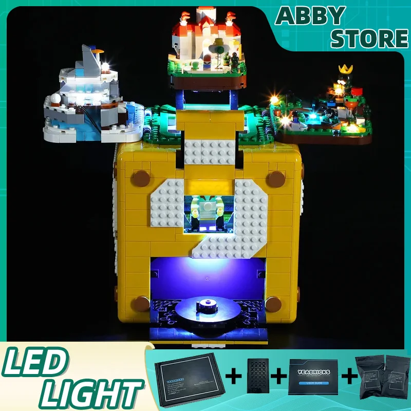 Комплект светодиодных фонарей «сделай сам» для LEGO 71395 Super 64, вопросительный знак, совместимый с наборами LEGO, декоративным освещением, без блоков в комплекте
Комплект светодиодных фонарей «сделай сам» для LEGO 71395 Super 64, вопросительный знак, совместимый с наборами LEGO, декоративным освещением, без блоков в комплекте