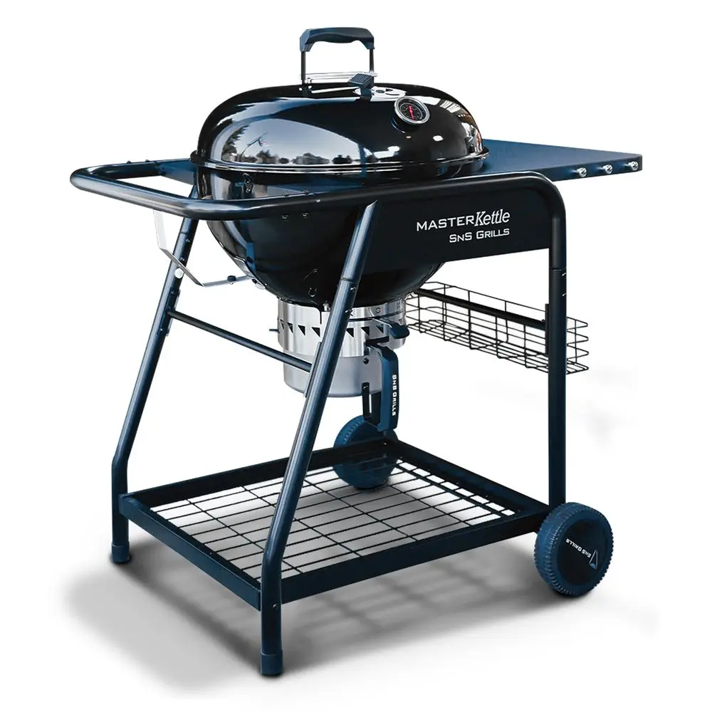 Grills 22Inch Charcoal Grill and Smoker MasterKettle with Patented Slow N Sear Deluxe Insert, 304 Stainless EasySpin Grate, Int
Grills 22Inch Charcoal Grill and Smoker MasterKettle with Patented Slow N Sear Deluxe Insert, 304 Stainless EasySpin Grate, Int
