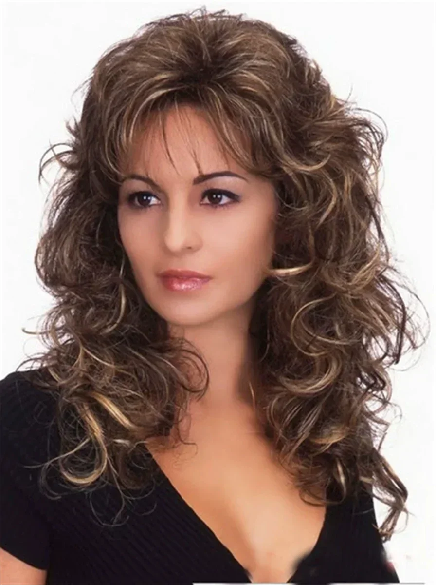 Парик в европейском и американском стиле, парик средней длины, вьющиеся волосы, разделенный модный парик, высокотемпературное шелковое покрытие для волос
Парик в европейском и американском стиле, парик средней длины, вьющиеся волосы, разделенный модный парик, высокотемпературное шелковое покрытие для волос