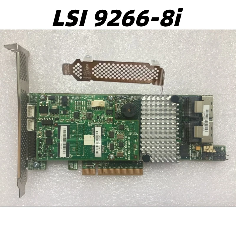 LSI MegaRAID SAS 9266-8i 8-Port 1GB SATA SAS RAID Controller Card for Server Storage
LSI MegaRAID SAS 9266-8i 8-Port 1GB SATA SAS RAID Controller Card for Server Storage