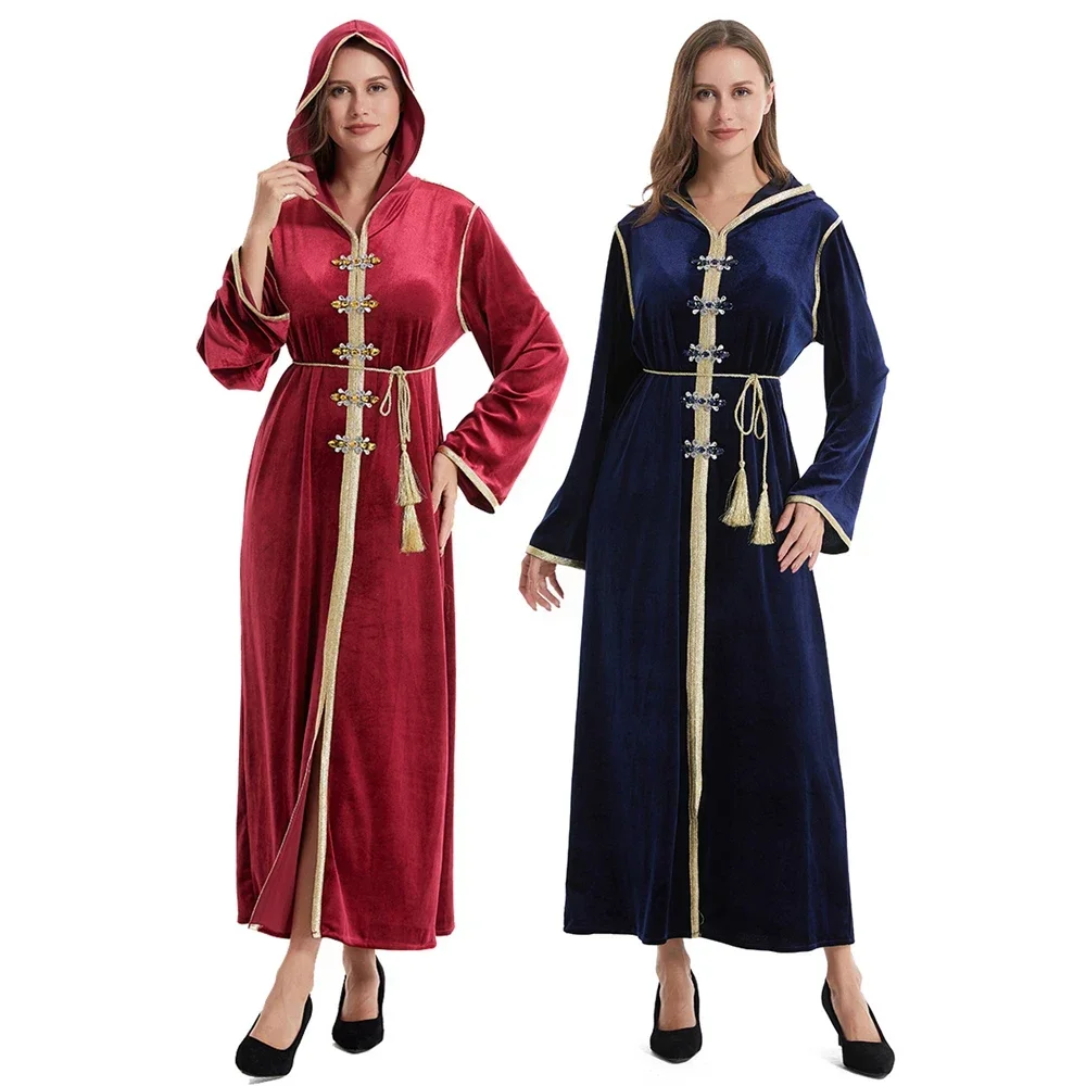 Morocco Diamond Velvet Djellaba Abaya Dubai Women Party Maxi Dress Dubai Muslim Islamic Abaya Arabic Robe Kaftan Evening Gowns
Morocco Diamond Velvet Djellaba Abaya Dubai Women Party Maxi Dress Dubai Muslim Islamic Abaya Arabic Robe Kaftan Evening Gowns