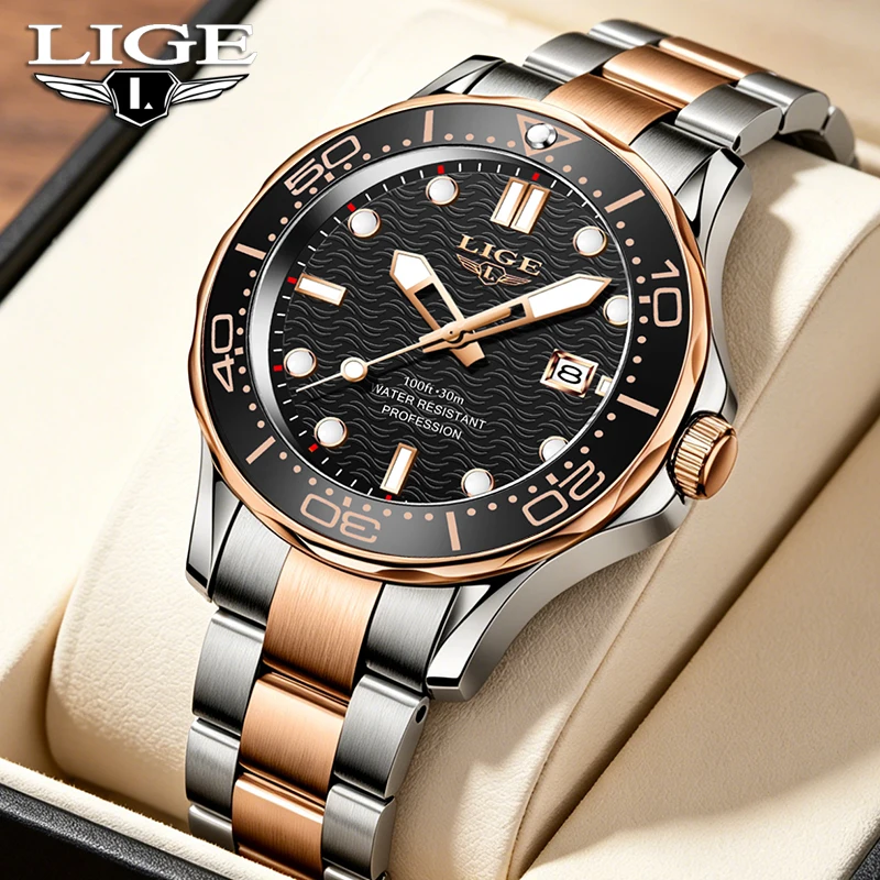 Fashion 2026 LIGE Top Luxury Watches Men Business Casual Quartz Wristwatches Waterproof Luminous Steel Mens Watch Gifts Reloj
Fashion 2026 LIGE Top Luxury Watches Men Business Casual Quartz Wristwatches Waterproof Luminous Steel Mens Watch Gifts Reloj