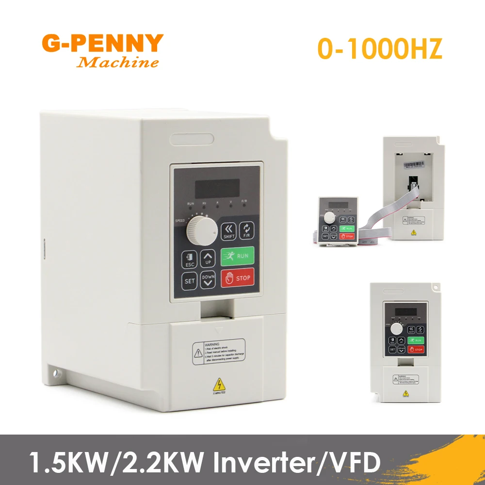 220v 1.5kw VFD Variable Frequency Drive 2.2kw Inverter Motor Speed Control 0-1000Hz Frequency Converter
220v 1.5kw VFD Variable Frequency Drive 2.2kw Inverter Motor Speed Control 0-1000Hz Frequency Converter