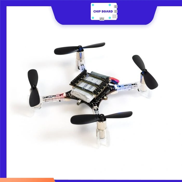 Микроквадрокоптер Crazyflie 2.1 с открытым исходным кодом, разработанный для исследований, прототипирования и экспериментов по контролю полетов.
Микроквадрокоптер Crazyflie 2.1 с открытым исходным кодом, разработанный для исследований, прототипирования и экспериментов по контролю полетов.