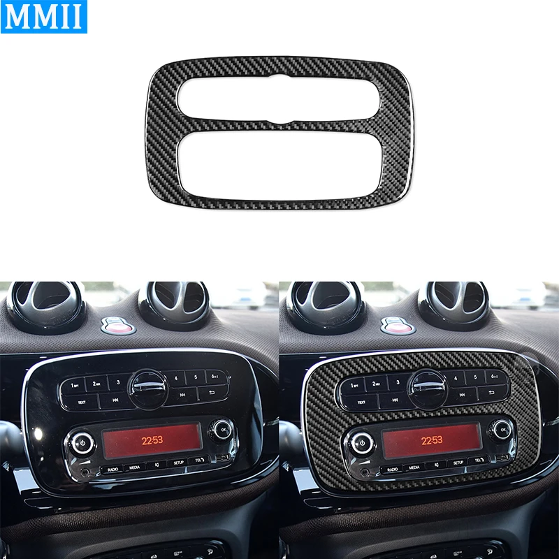 For Benz Smart 453 Fortwo 2016-2021 Carbon Fiber Central Control CD Panel Radio Multimedia Button Trim Cover Decoration Sticker
For Benz Smart 453 Fortwo 2016-2021 Carbon Fiber Central Control CD Panel Radio Multimedia Button Trim Cover Decoration Sticker