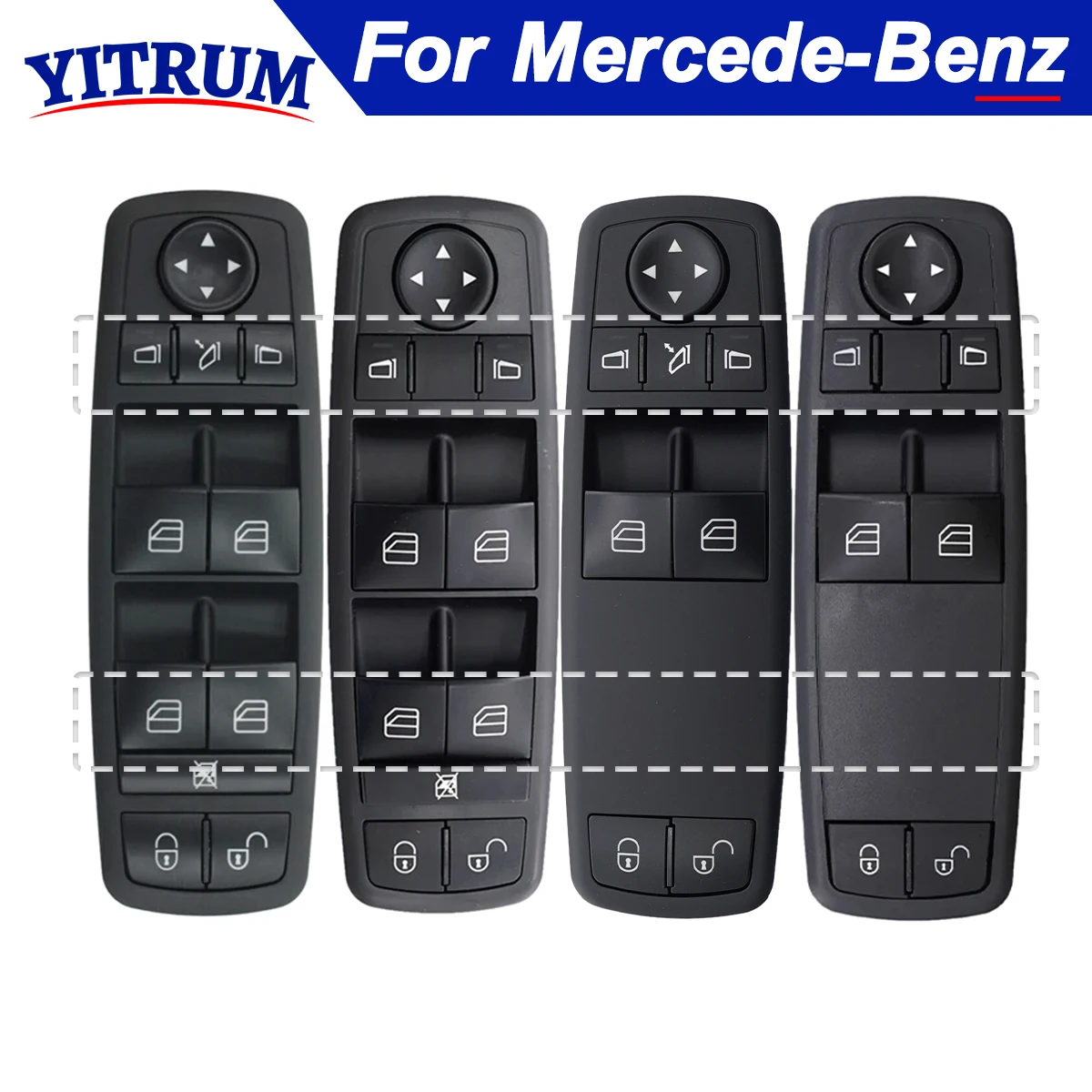For Mercedes-Benz A B Class W169 W245 Power Window Switch Button A1698206710 A1698206610 A1698206410 A1698206510 3pins
For Mercedes-Benz A B Class W169 W245 Power Window Switch Button A1698206710 A1698206610 A1698206410 A1698206510 3pins