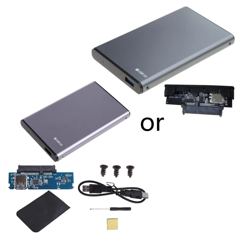 Aluminum Alloy External Hard for Case Portable Hard Enclosure Durable Enclosure for PC Laptop and Macbooks
Aluminum Alloy External Hard for Case Portable Hard Enclosure Durable Enclosure for PC Laptop and Macbooks