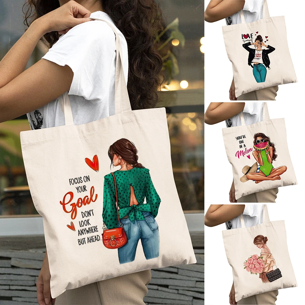 Fashion Cartoon Women Shopper Bags Double Print Lady Shopping Bag Big Capacity Lightweight Girl Shoulder Tote Handbag 40x45cm
Fashion Cartoon Women Shopper Bags Double Print Lady Shopping Bag Big Capacity Lightweight Girl Shoulder Tote Handbag 40x45cm