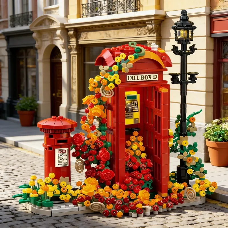 2026 Creative Vintage Telephone Booth With Eternal Flower Building Blocks City DIY Street View Architecture Model Birthday Gifts
2026 Creative Vintage Telephone Booth With Eternal Flower Building Blocks City DIY Street View Architecture Model Birthday Gifts