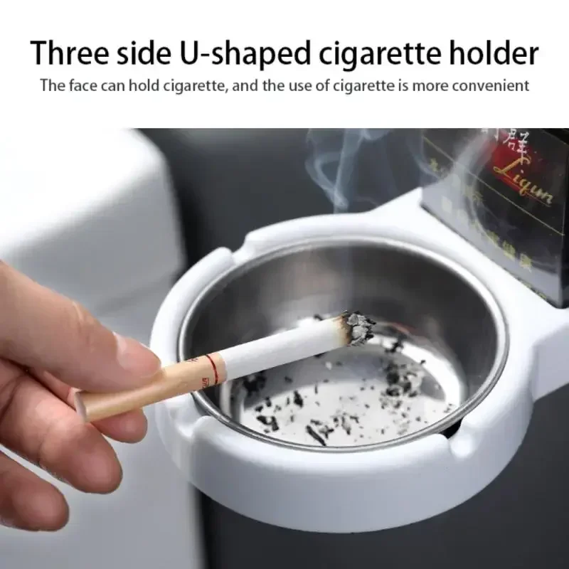 Windproof Stainless Steel Wall Mounted Ashtray - Minimalist Design for Home Office Toilet Indoor/Outdoor Use Smokeless Ashtray
Windproof Stainless Steel Wall Mounted Ashtray - Minimalist Design for Home Office Toilet Indoor/Outdoor Use Smokeless Ashtray