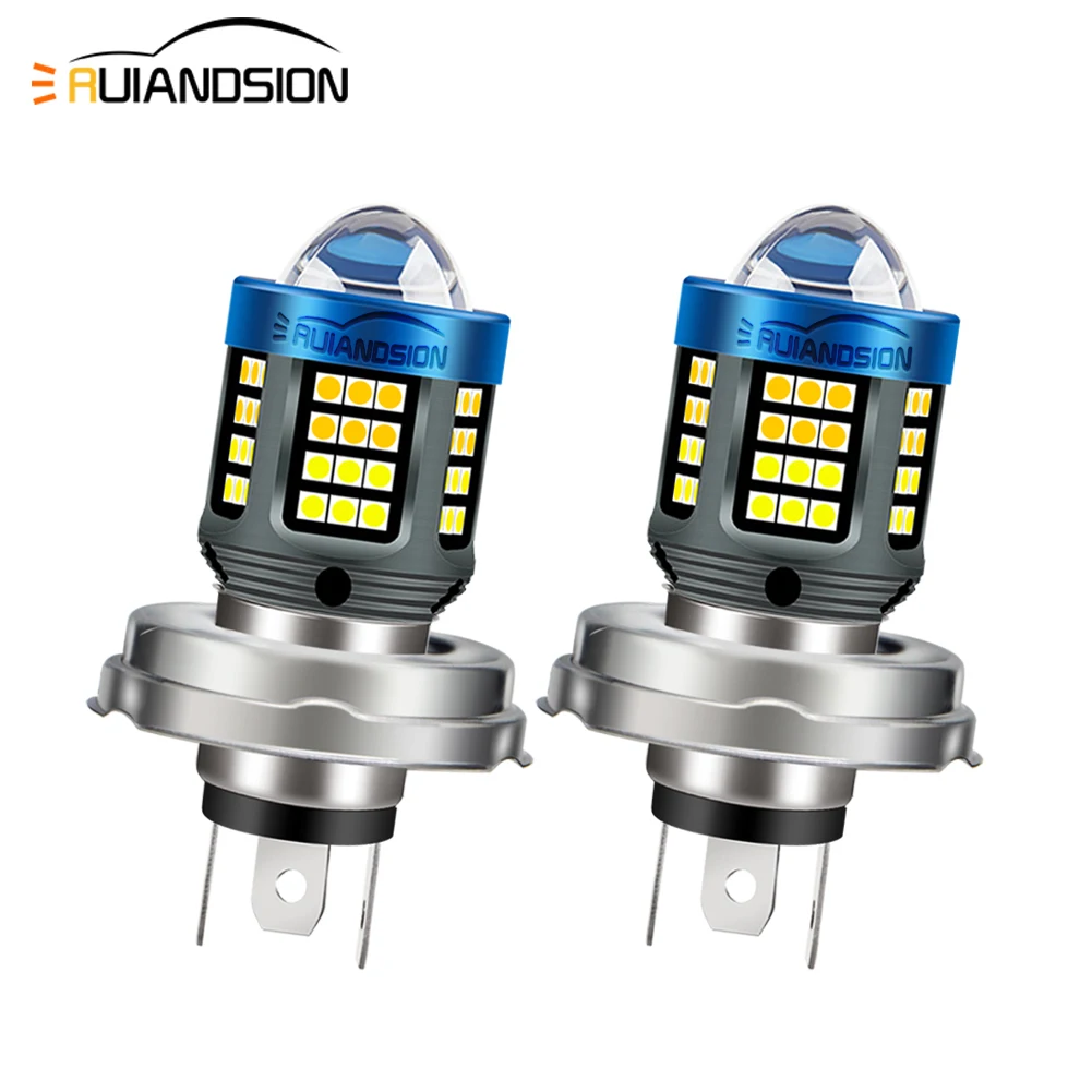 30W BA20D S2 P45T R2 Motorcycle LED Headlight with Dual Color Hi Lo Beam 12V 24V 48V Waterproof Projector Lens DRL Driving Light
30W BA20D S2 P45T R2 Motorcycle LED Headlight with Dual Color Hi Lo Beam 12V 24V 48V Waterproof Projector Lens DRL Driving Light