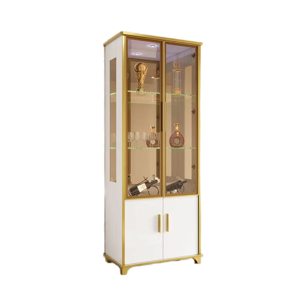 Luxury Cream Wine Cabinet with Convenient LED Lighting for Home Hotel or Office Bar
Luxury Cream Wine Cabinet with Convenient LED Lighting for Home Hotel or Office Bar