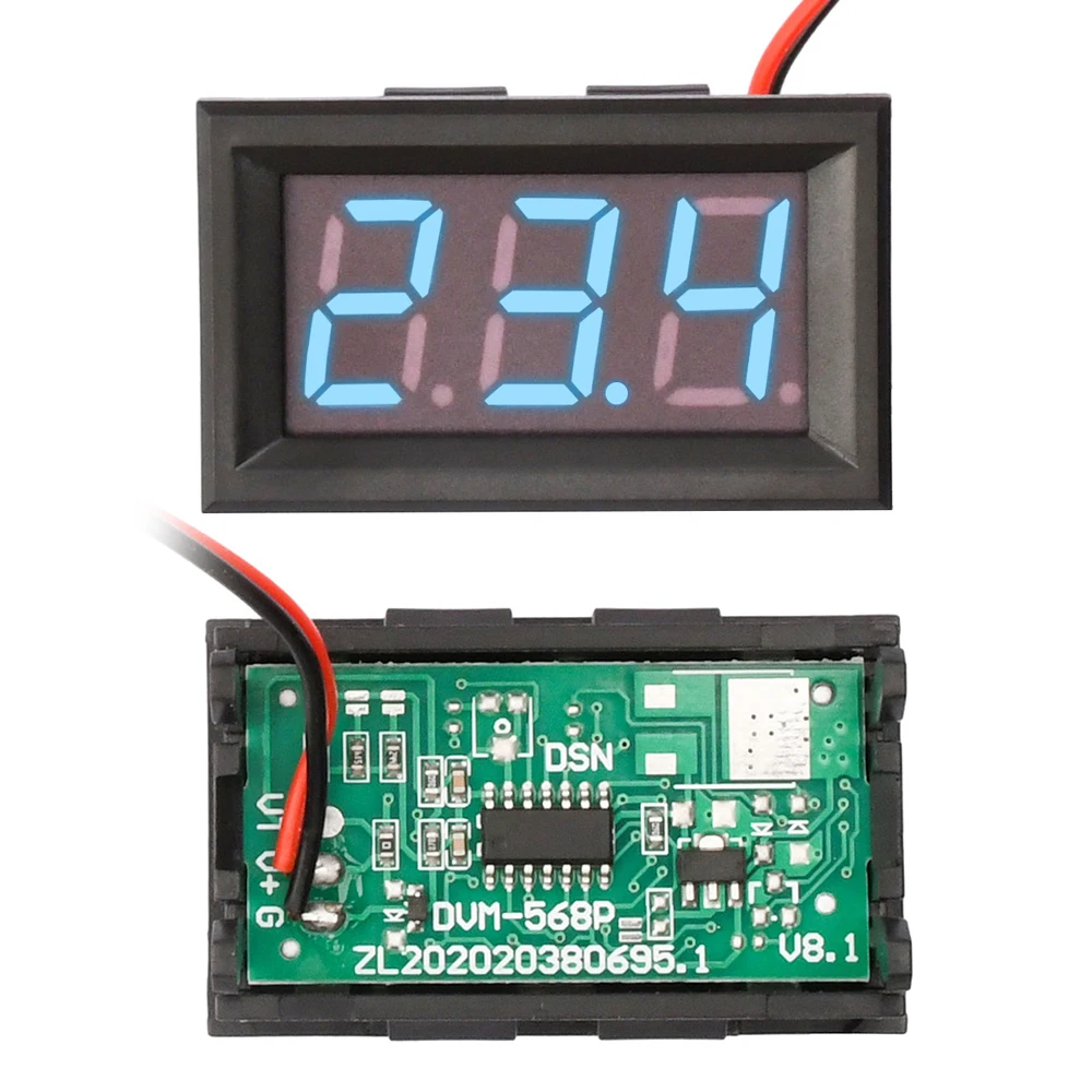 DC4.5V~30V Voltmeter Lithium Battery Level Indicator Voltage Monitor LED Digital Display For Motorcycle Automobile
DC4.5V~30V Voltmeter Lithium Battery Level Indicator Voltage Monitor LED Digital Display For Motorcycle Automobile