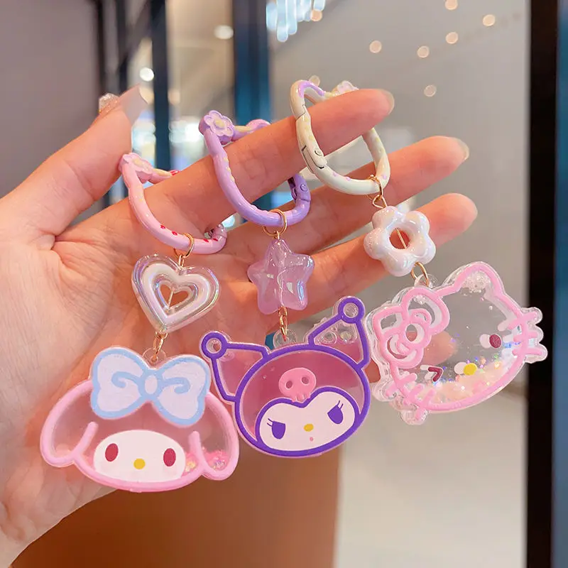 Sanrio anime cartoon cute Hello Kitty Kuromi My Melody innovative keychain girls school bag pendant jewelry baby ornaments gift
Sanrio anime cartoon cute Hello Kitty Kuromi My Melody innovative keychain girls school bag pendant jewelry baby ornaments gift