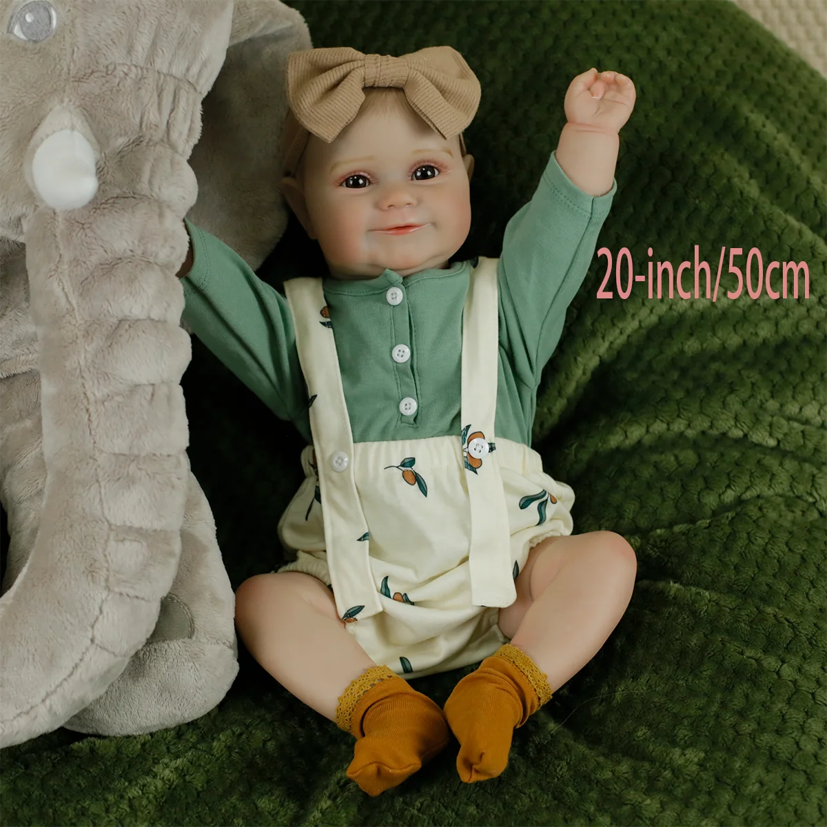 20‘’ Realistic Reborn doll Full Body Vinyl Girl Doll with Waterproof Lifelike Soft Touch Collectible Lifelike Realistic doll
20‘’ Realistic Reborn doll Full Body Vinyl Girl Doll with Waterproof Lifelike Soft Touch Collectible Lifelike Realistic doll