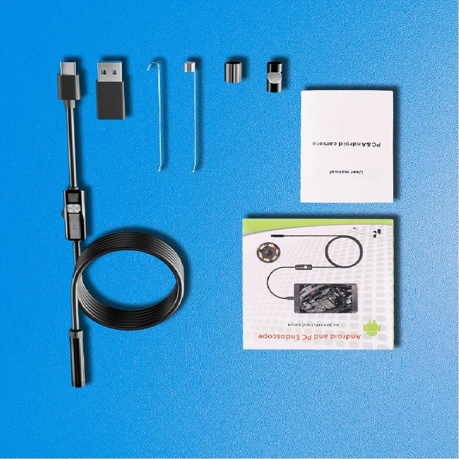 Type-c Android USB Endoscope Camera 7.0mm Hard Cable PC Android Phone Endoscope Pipe Type C Endoscope Inspection Mini Camera
Type-c Android USB Endoscope Camera 7.0mm Hard Cable PC Android Phone Endoscope Pipe Type C Endoscope Inspection Mini Camera
